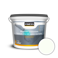 FINESS Muurverf Dubbeldek RAL 9010  5 L bi