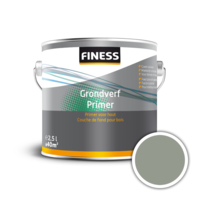FINESS Grondverf Grijs  2,5 L bi/bu FINESS Grondverf Grijs  2,5 L bi/bu