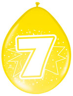 Ballonnen  30cm 7 Jaar /8