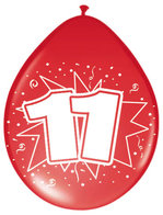 Ballonnen  30cm 11 Jaar /8
