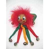 Broche nar rood/geel/groen