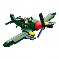 WWII Allied Ground-Attack Aircraft M38-B0683 #16093 bouwstenen Sluban