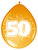 Ballonnen  30cm 50 Jaar /8