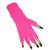 Vingerloze handschoen fluor pink