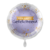 folieballon Hartelijk gefeliciteerd - lila