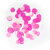 XL Confetti Round Baby Pink 14G