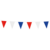 Vlaggen lijn rood/wit/blauw 10x15 cm