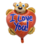 Helium ballon I love you met beer 80 x 57 cm