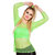Visnet shirt neongroen UV (M/L)