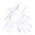 Paar handschoenen pols Basic wit