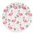 Set 10 papieren bordjes Flamingo (√ò 23 cm)