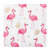 Set 20 papieren servetten Flamingo (33 x 33 cm)