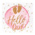 Set 20 papieren servetten 'Hello girl!' (33 x 33 cm)