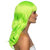 Pruik Chique neongroen UV