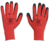 Werkhandschoenen rood zwart maat 11