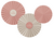 Deco Fan Set - Crème Rose - 3 stuks