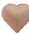Foil ballon Vintage rose hart 45 cm