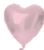 Foil ballon Pastel Pink hart 45 cm