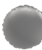 Foil ballon Moonlight Silver round 45 cm