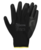 Werkhandschoenen PU palm zwart maat 10