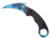 X-Treme Fixed Karambit Aqua Blue
