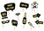 Photobooth Accessoires - BlackGold HNY - 12 stuks