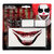 Schmink kit Terrible clown (stickertattoo met mond, vetschmink, schmink sticks, sponsje)