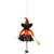 Hangdecoratie Little witch 3 kleuren ass. (60 cm)