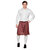 Kilt Mr Tartan rood (verstelbaar)