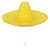 Sombrero Puebla geel (√ò 49 cm)