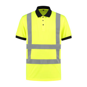 Poloshirt High Visibility RWS  geel