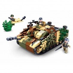 Camouflage Tank M38-B0858 #16074 bouwstenen Sluban