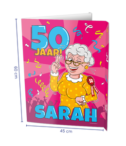 Opwekking Maken Bloeien Raambord - Sarah 50 jaar - De Bergse Dumphal
