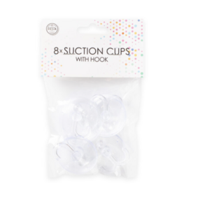 8 Suction cups with hook D4cm