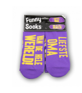 Funny socks - Liefste oma
