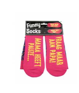 Funny socks - Mama heeft pauze