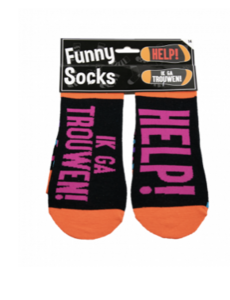 Funny socks - Help! Ik ga trouwen!