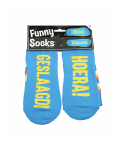 Funny socks - Geslaagd!