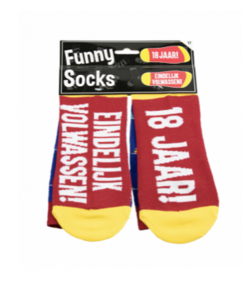 Funny socks - 18 jaar