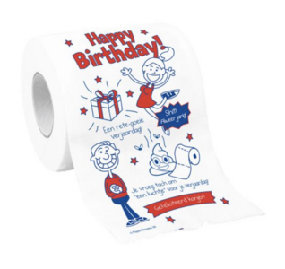 Toiletpapier - Happy Birthday