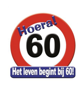 Huldeschild - 60 jaar