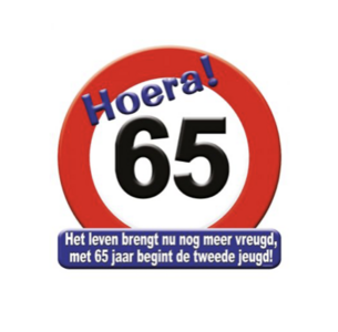 Huldeschild - 65 jaar