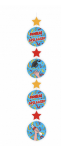Hanging decoration - Geslaagd cartoon
