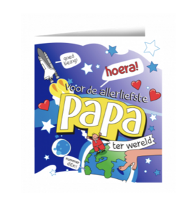 Wenskaarten - Papa cartoon