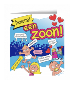 Wenskaarten - Zoon cartoon