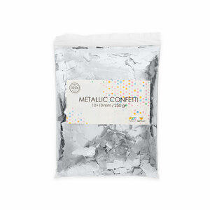 Confetti square zilver