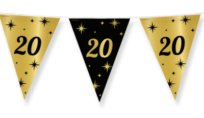 Classy Party flags foil - 20