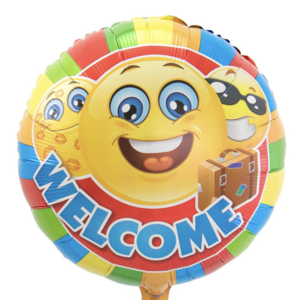 45cm Emoticon Welcome packed