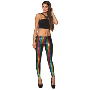 St. Legging Regenboogzeemeermin (M stretch)