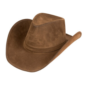 St. Hoed Wyoming bruin (leatherlook)